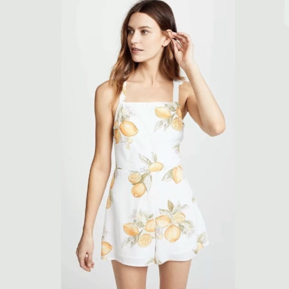 NWT For Love and Lemons Limonada Romper XS